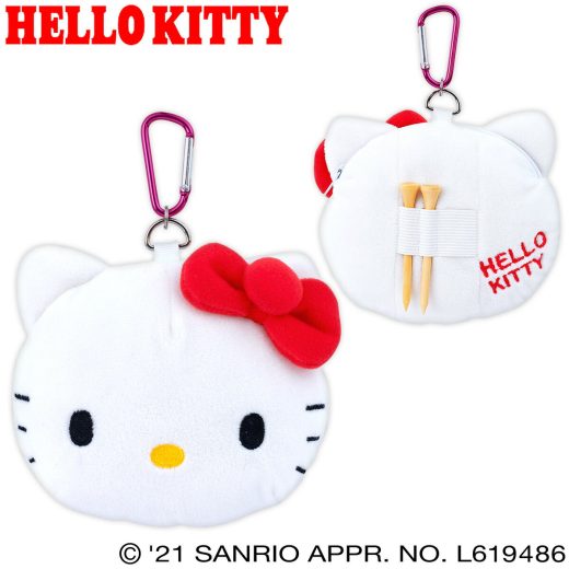 【11/10 エントリー/抽選で最大100%ポイントバック】 HELLO KITTY (ハローキティ) ゴルフ アクサセリーポーチ 「 KTBP001 」 【当店在庫品】