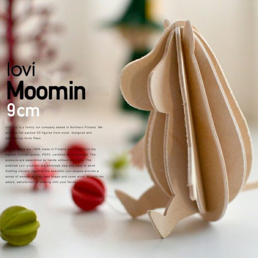 【店舗クーポン発行中】lovi/ロヴィ　ポストカード ムーミン MOOMIN（ムーミン）ムーミンシリーズロビー/クリスマス/北欧/フィンランド/軽量/ギフト/プレゼント/木/グリーティングカード