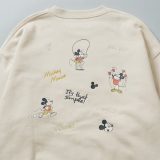 FREAK’S STORE 別注/Mickey Mouse/ミッキーマウス 刺繍スウェット【限定展開】 24AW フリークスストア トップス スウェット・トレーナー ブラウン グレー ブラック ブルー【送料無料】