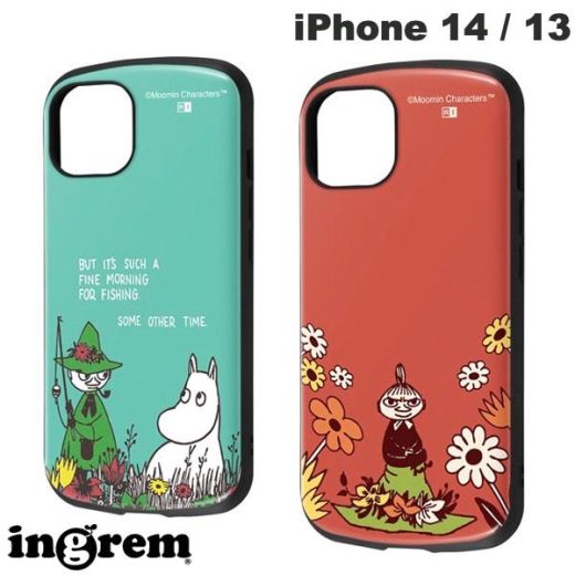 [ネコポス送料無料] ingrem iPhone 14 / 13 ムーミン 耐衝撃ケース MiA イングレム (スマホケース・カバー)