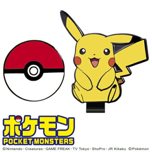 ピカチュウ ポケットモンスター ゴルフマーカー 用品 おしゃれ かわいい キャラクター マグネット ポケモン 任天堂 ライセンス商品