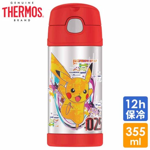 サーモス 子ども用水筒 350ml ポケットモンスター ピカチュウ ステンレス マグ 水筒 ストロータイプ Thermos bottle