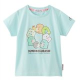 Tシャツ 子供服 キッズ すみっコぐらし プリント 半袖 トップス カットソー クリーム/サックス/ピンク/ラベンダー 110〜160 ニッセン nissen