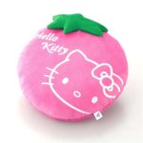 【12/28〜1/5はポイント5倍！】HeLLo Kitty ハローキティ ストロベリークッション【Lサイズ ピンク】 ベルボア生地使用 メーカーより直送 沖縄・離島への配送不可