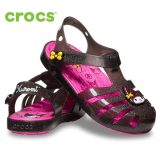 【3日まで特別クーポン配信中】マイメロディ サンダル クロックス キッズ crocs トドラー ハローキティ アンド フレンズ マイメロディ アンド クロミ サンダル 210117 ブラック 軽量 バックストラップ 子供靴