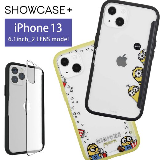 (15%OFFクーポン配布:9日-11日01:59限定) iPhone13 ケース ミニオンズ SHOWCASE+ 写真やメモが挟める クリア ミニオン ティム テディベア シンプル カバー ジャケット アイホン アイフォン オシャレ iPhone13 iPhone13 ハード |スマホカバー 携帯ケース クリアケース