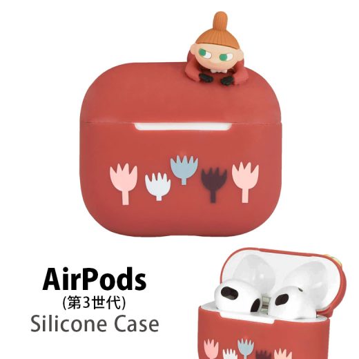 【12/10限定 | エントリーで最大100％ポイントバック！】 ムーミン リトルミイ AirPods 第3世代 ケース シリコン ソフトカバー エアーポッズ 第三世代 Air Pods 3 北欧 キャラクター AirPods3 シリコンケース AirPods第3世代 カバー