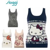 【12/26 9:59まで10%OFF】Triumph トリンプ sloggi G063 TOP スロギー Hello Kitty ハロー キティ コラボ あったか インナートップ タンクトップ 袖なし M-LLサイズ 10221550