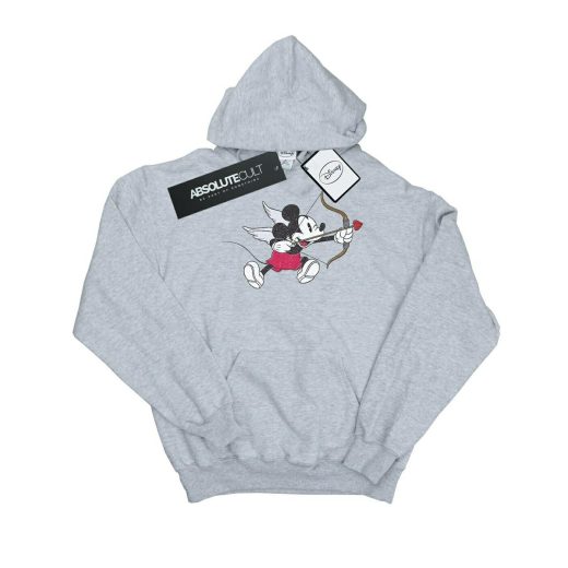 (ミッキーマウス) Mickey Mouse オフィシャル商品 メンズ Disney パーカー Love Cherub フード付き トレーナー 【海外通販】