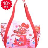 【10％OFF★スーパーSALE】ハローキティ HELLO KITTY 50周年 トートバッグ 大容量 マザーズバッグ サンリオ クロミ マイメロディ シナモロール グッズ(KT50th4233)2412ss