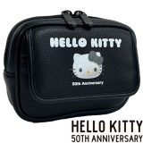 【大感謝祭限定店内ポイント最大20倍(12/26 1:59迄】 HELLO KITTY ハロー・キティ 50周年 ゴルフ ベルトポーチ SR1426BK-9 Lynx Golf