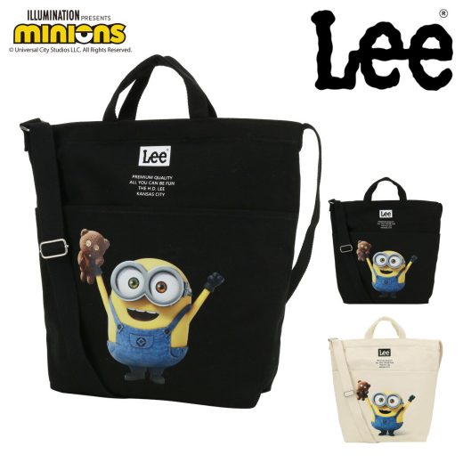 Lee ミニオン ショルダーバック A4 2WAY メンズ レディース 320-30021 MINIONS リー トートバッグ 別注アイテム[即日発送]