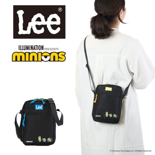 【抽選で最大100%ポイントバック | 12/18】 Lee リー ショルダーバッグ ミニオン minion コラボ バッグ ブランド ショルダーバック 斜め掛け 斜めがけ 人気 ブランド かっこいい シンプル 大人 おしゃれ キャラクター ミニオンズ minions 320-30030