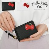 HELLO KITTY ハローキティ三つ折り財布 リボンキティちゃん本革 3つ折り 短財布 コイン入れ ウォレット レディース レザー 牛革 三つ折り キティ 12163