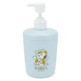 ソープディスペンサー SNOOPY （ ディスペンサー 詰め替えボトル ソープボトル 430ml 詰め替え ポンプボトル シャンプーボトル ピーナッツ 銀イオン ）【39ショップ】