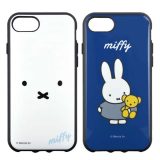 iPhoneSE 4.7インチ 2020 iPhone8/7/6s/6/SE 対応 ケース カバー ミッフィー Miffy IIIIfit イーフィット ハイブリッドケース キャラクター ブルーナ