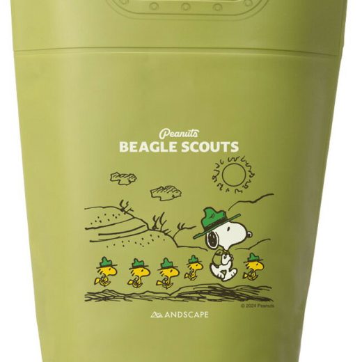 #62999 サンナップ アンドスケープ スヌーピー バケツバッグ 3L (カーキ) ANDSCAPE BEAGLE SCOUTS