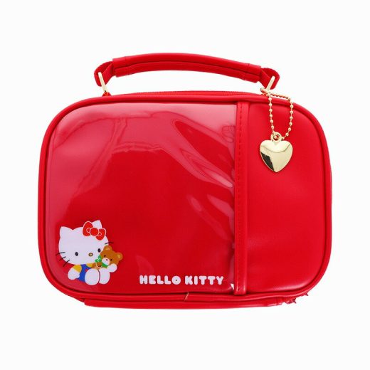 サンリオキャラクターズ[SANRIO]ハローキティ[HelloKitty]ハートチャーム付マルチケース(ポケット付き収納ケース）(S2334178)