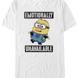 【送料無料】 フィフスサン メンズ Tシャツ トップス Minions Men’s Bob’s Feelings Short Sleeve T-Shirt White