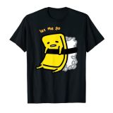 ぐでたま たまご寿司 半袖Tシャツ レディース 【Sサイズ】 ブラック ファッション トップス アメリカ