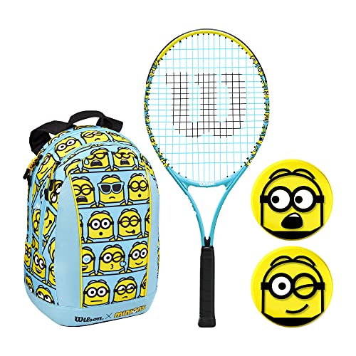 テニス ラケット 輸入 アメリカ ウィルソン Wilson Minions 2.0 Junior 25 Recreational Tennis Kit - Tennis Racket, Backpack, 2 Dampenersテニス ラケット 輸入 アメリカ ウィルソン