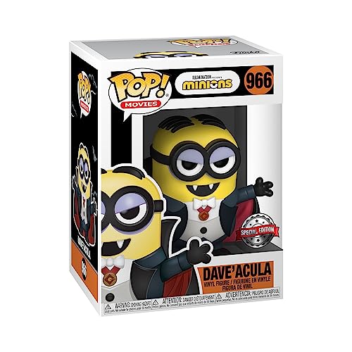 ファンコ FUNKO フィギュア 人形 アメリカ直輸入 Funko POP! Movies: Minions - Dave'acula - Despicable Me - Collectable Vinyl Figure - Gift Idea - Official Merchandise - Toys for Kids & Adults - Movies Fans -ファンコ FUNKO フィギュア 人形 アメリカ直輸入