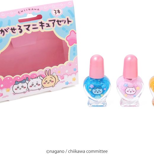 ちいかわ はがせる マニュキュア 3本セット キッズ 女の子 コスメ ハチワレ プレゼント 水溶性 マニキュア