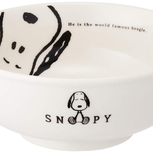 「 PEANUTS(ピーナッツ) 」 スヌーピー ジョイ ラーメン丼 直径14.5cm 白 606134