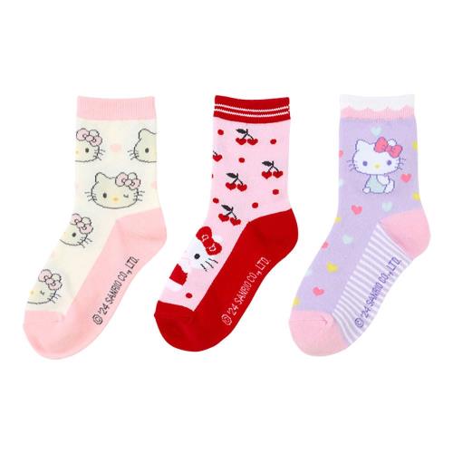 サンリオ(SANRIO) サンリオ キッズソックス3足セット ソックス 13-15cm ハローキティ キティちゃん hello kitty キャラクター 455199 SANRIO