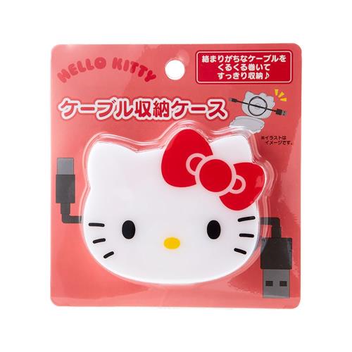 サンリオ(SANRIO) サンリオ ケーブル収納ケース ケーブルホルダー ハローキティ キティちゃん hello kitty 6.3×7.5×1.5cm キャラクター 240141 SANRIO