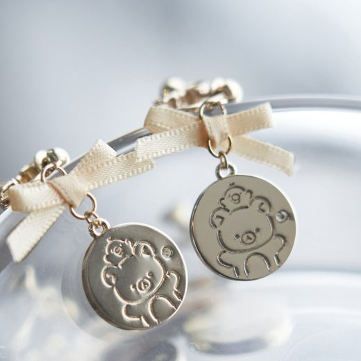 【SALE／50%OFF】ROPE' PICNIC PASSAGE 【Rilakkuma(リラックマ) 】meets ROPE' PICNIC/サテンリボンイヤリング ロペピクニック アクセサリー・腕時計 イヤリング・イヤーカフ ホワイト パープル イエロー