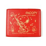 【ポイント10倍！25日深夜まで！】SNOOPY WITH MUSIC SBC-05RED スヌーピー×リードケース スヌーピーバンドコレクション/ バスクラリネット用5枚入り 赤 【送料無料】【smtb-KD】【RCP】：-p2