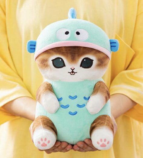 【ハンギョドン】mofusand×サンリオキャラクターズ BIGぬいぐるみ　ぬいぐるみ キャラクター 可愛い インテリア 3980円以上購入 送料無料 組み合わせOK パジャマ 新入荷 ハローキティ ポムポムプリン シナモロール マイメロディ クロミ ハンギョドン おしゃれ