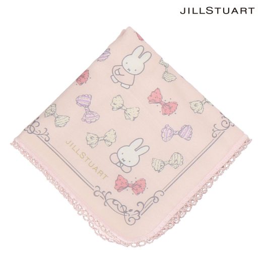 JILL STUART JILL STUART with miffy ダブルフェイスハンカチ インターモードカワベ ファッション雑貨 ハンカチ・ハンドタオル ピンク