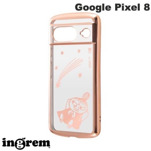 [ネコポス送料無料] ingrem Google Pixel 8 ムーミン TPUソフトケース METAMORU リトルミイ星空_メタリック # IN-AGP8TC13PG/MT60 イングレム (アンドロイド スマホケース) グーグル ピクセル