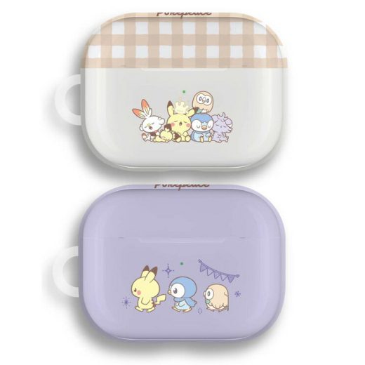 ポケモン ポケピース Air Pods Pro ケース ピカチュー ポッチャマ モクロー ヒバニー ニャスパー ピチュー マホミル TPU ソフト ケース キャラクター グッズ ポケットモンスター おしゃれ かわいい エアポッズ プロ 第2世代 第1世代 対応 POKE-853