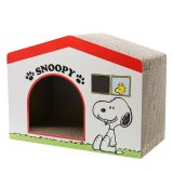 【最大1000円OFFクーポン配布中】 pipi SNOOPY SCRATCHING HOUSE ピピ 爪とぎ 猫 ダンボール スヌーピー 爪研ぎ ハウス バス またたび粉つき ペット用品 グッズ ホワイト イエロー 白 SN243-641