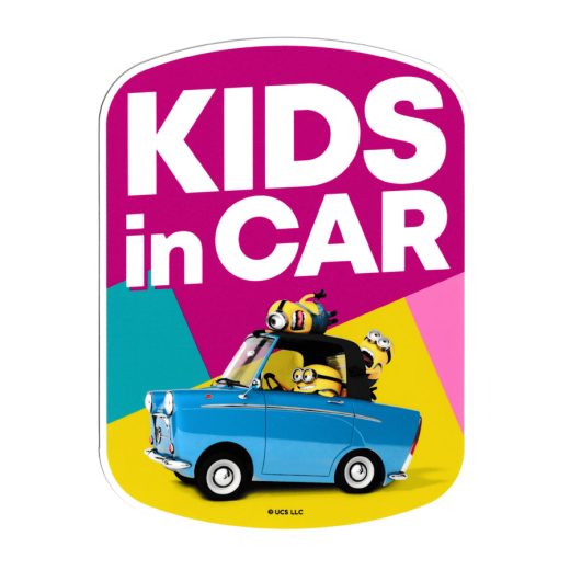 ミニオンズ ステッカー アメリカン キャラクター アメリカ 車 子供 乗ってます Minions CG KIDS IN CAR 【メール便OK】＿SC-MN031-GEN