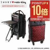 【全品10倍★12/25(水)～期間限定】ハローキティ スワニー 近沢レース店 コラボ ショッピングカート 座面付き キティちゃん 18L 45cm 3.3kg ショッピングキャリー 座れる 静音 静か 機内持ち込み 買い物バッグ D-643 64310 64390 Hello Kitty SWANY[即日発送][PO10]