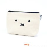 キャンバスポーチM miffy ミッフィー 小物入れ コスメポーチ 化粧入れ ミニポーチ 帆布 かわいい レディース キッズ シフレ TRC7100-M