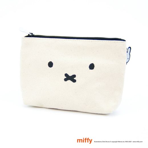 キャンバスポーチM miffy ミッフィー 小物入れ コスメポーチ 化粧入れ ミニポーチ 帆布 かわいい レディース キッズ シフレ TRC7100-M