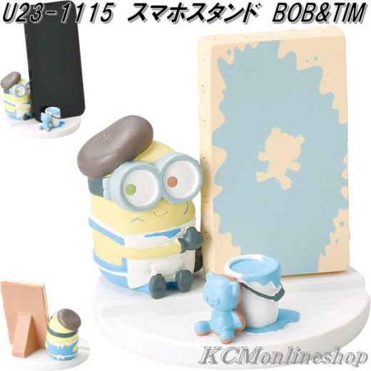 セトクラフト　minions　ミニオンズ　Beb+Tim　U23-1115　スマホスタンド　BOB&TIM【お取り寄せ商品】スマートフォン　iPhone　スタンド