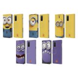 公式ライセンス Despicable Me フルフェイス・ミニオンズ レザー手帳型ウォレットタイプケース Samsung 電話 1 怪盗グルー スチュアート デイブ ケビン カール