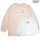 スヌーピー Tシャツ ビッグシルエット バルーン 袖 ビッグシルエット 刺繍