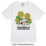 スヌーピー SNOOPY PEANUTS 半袖 Tシャツ 夏 Summer ひまわり