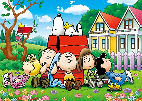 エポック社 108ピース ジグソーパズル PEANUTS スヌーピー ナップタイム (18.2×25.7cm) 03-048 のり付き ヘラ付き 点数券付き EPOCH