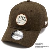 ニューエラ NEWERA キャップ ピーナッツ スヌーピー [14344541 FW24] 9THIRTY Cloth Strap PEANUTS メンズ・レディース 帽子 SNOOPY コラボ サイズ調整可能 ヘザーウォルナット 正規取扱店