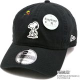 ニューエラ NEWERA キャップ ピーナッツ スヌーピー [14344547 FW24] 9TWENTY EasySnap PEANUTS メンズ・レディース 帽子 SNOOPY コラボ イージースナップ サイズ調整可能 ブラック 正規取扱店