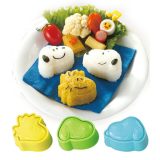 おにぎり押し型 スヌーピー おにぎり抜き型 キャラ弁 日本製 キャラクター （ お弁当グッズ ご飯押し型 ご飯抜き型 SNOOPY ウッドストック 押し型 抜き型 子供 キッズ 弁当 おにぎり おむすび ご飯 グッズ ）