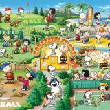 エポック社 1000ピース ジグソーパズル PEANUTS スヌーピー レッツプレイスポーツ! (50×75cm) 12-510s のり付き ヘラ付き 点数券付き EPOCH